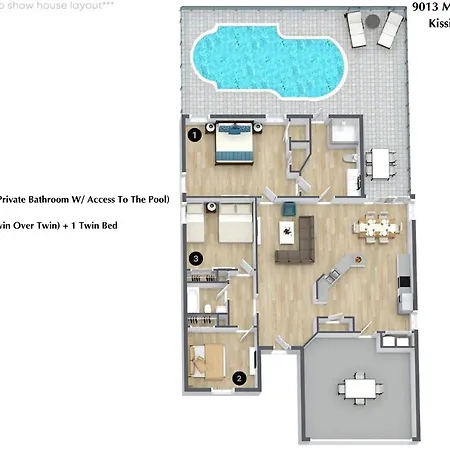 3 Bedrooms- 2 Bathrooms- Calabria 9013 Mc